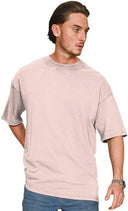 Casual Ringspun 150 Acid Wash Oversize Extended Neck T