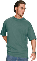 Casual Ringspun 150 Acid Wash Oversize Extended Neck T