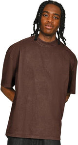 Casual Ringspun Combed 180 Acid Wash Oversize Extended Neck T