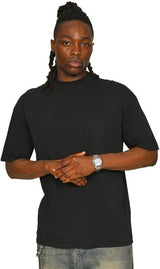 Casual Ringspun Combed 180 Acid Wash Oversize Extended Neck Tall T