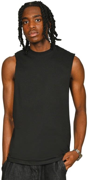 Casual Ringspun Core 150 Droparm Raw Edge Tall Tank