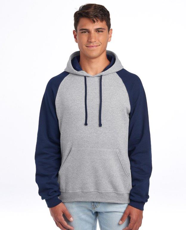 Jerzees NuBlend Colour Block Raglan Hood 275gsm