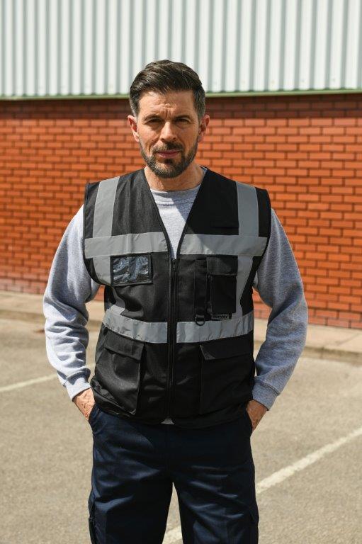 Korntex# High Vis Executive Multifunction Safety Vest