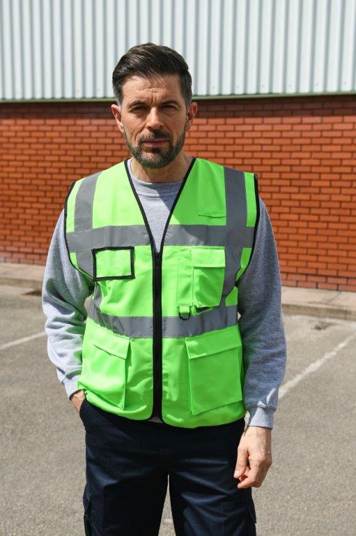 Korntex# High Vis Executive Multifunction Safety Vest