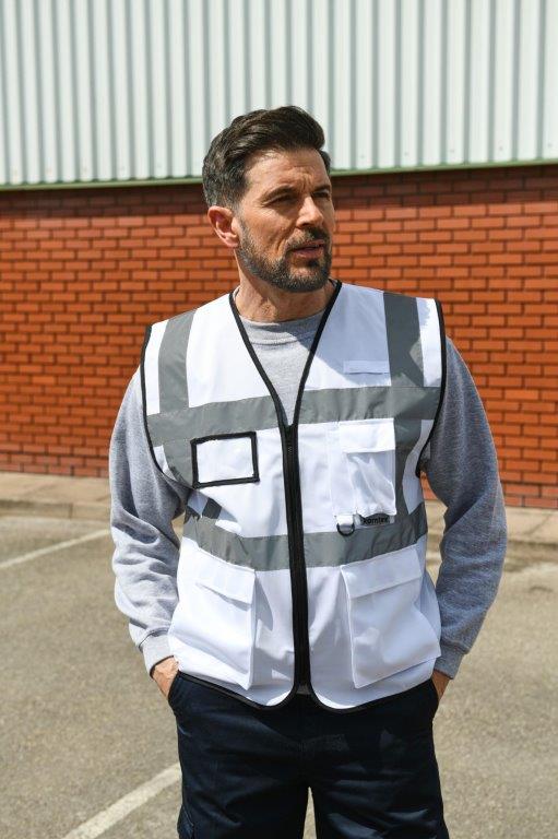 Korntex# High Vis Executive Multifunction Safety Vest