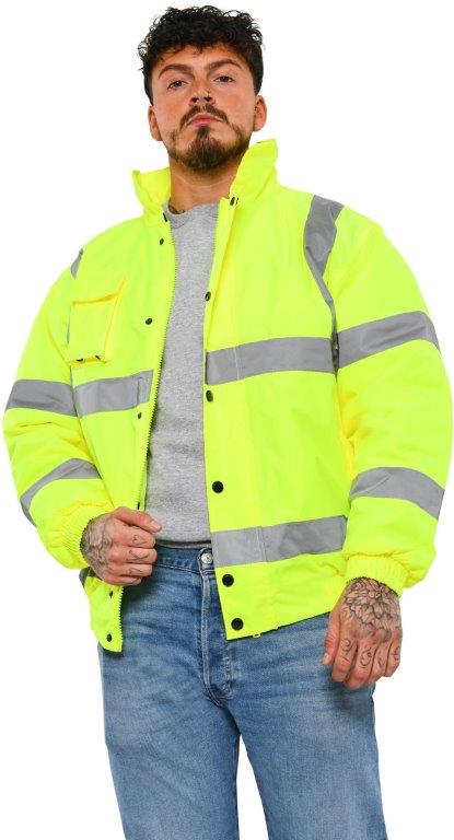 Warrior Tulsa Hi Viz Bomber Jkt