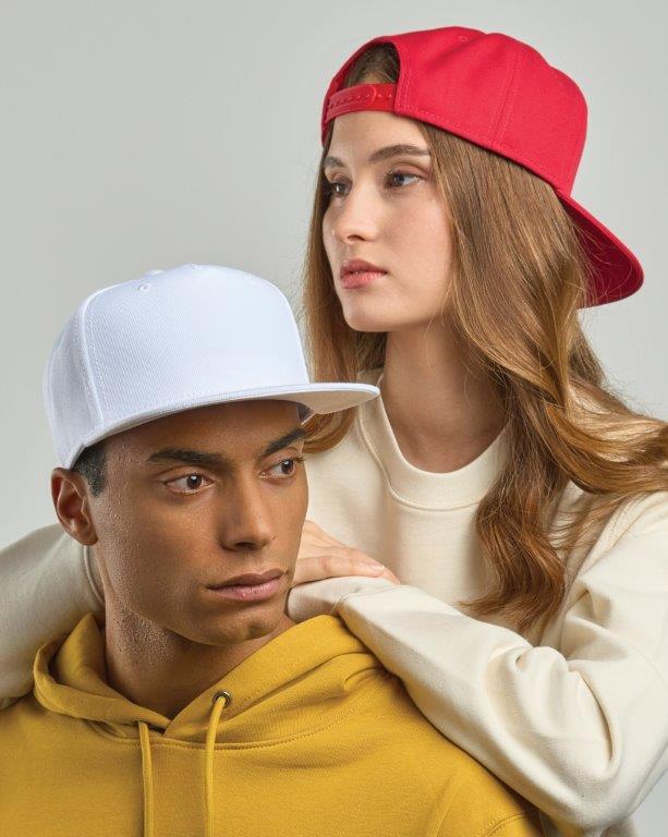 Atlantis Snap Back Flat Visor 5 Panel Sustainable Cap