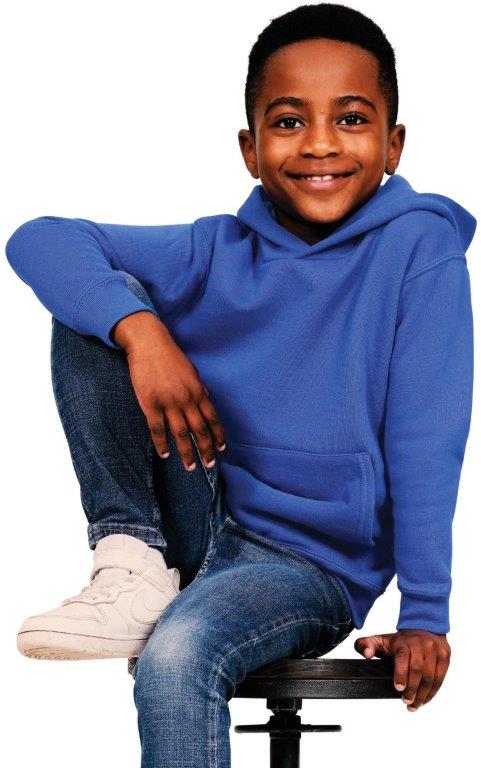 Casual Ringspun Blended Kids Hood