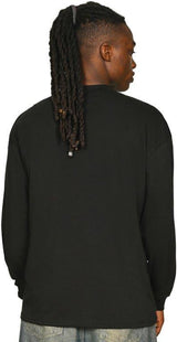 Casual Ringspun Combed 180 Oversize Extended Neck Long Sleeve T