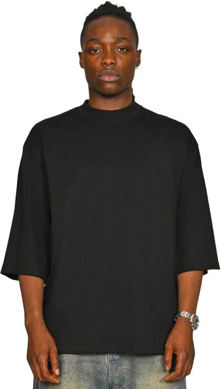 Casual Ringspun Combed 220 Oversize Extended Neck Half Sleeve T