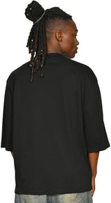 Casual Ringspun Combed 220 Oversize Extended Neck Half Sleeve T