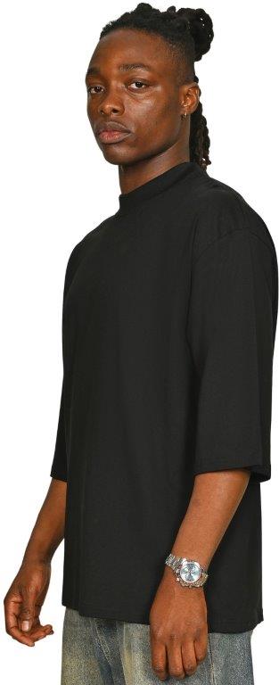 Casual Ringspun Combed 220 Oversize Extended Neck Half Sleeve T