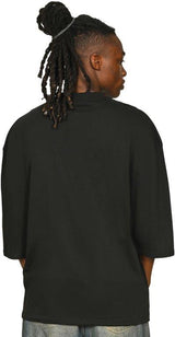 Casual Ringspun Combed 220 Oversize Extended Neck Half Sleeve Tall T