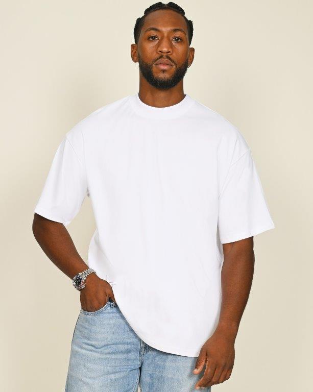 Casual Ringspun Combed 240 Oversize Extended Neck Interlock Tall T