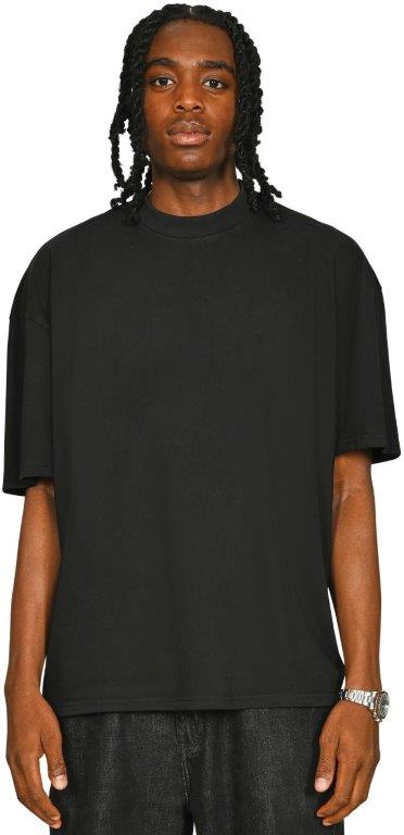 Casual Ringspun Combed 180 Acid Wash Oversize Extended Neck T