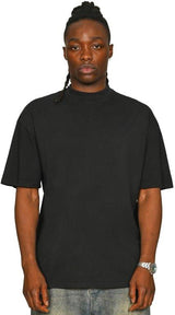 Casual Ringspun Combed 180 Acid Wash Oversize Extended Neck Tall T