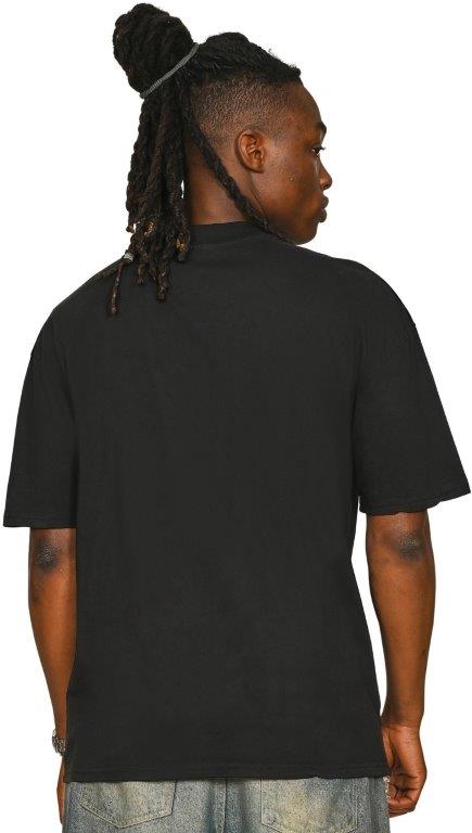 Casual Ringspun Combed 180 Acid Wash Oversize Extended Neck Tall T