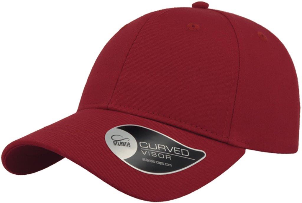Atlantis Hit S Twill Curved Visor 6 Panel Sustainable Structured Cap