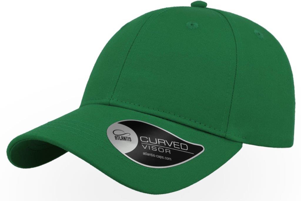 Atlantis Hit S Twill Curved Visor 6 Panel Sustainable Structured Cap