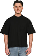 Casual Ringspun Combed 220 Boxy Oversize Extended Neck T