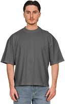 Casual Ringspun Combed 220 Boxy Oversize Extended Neck T