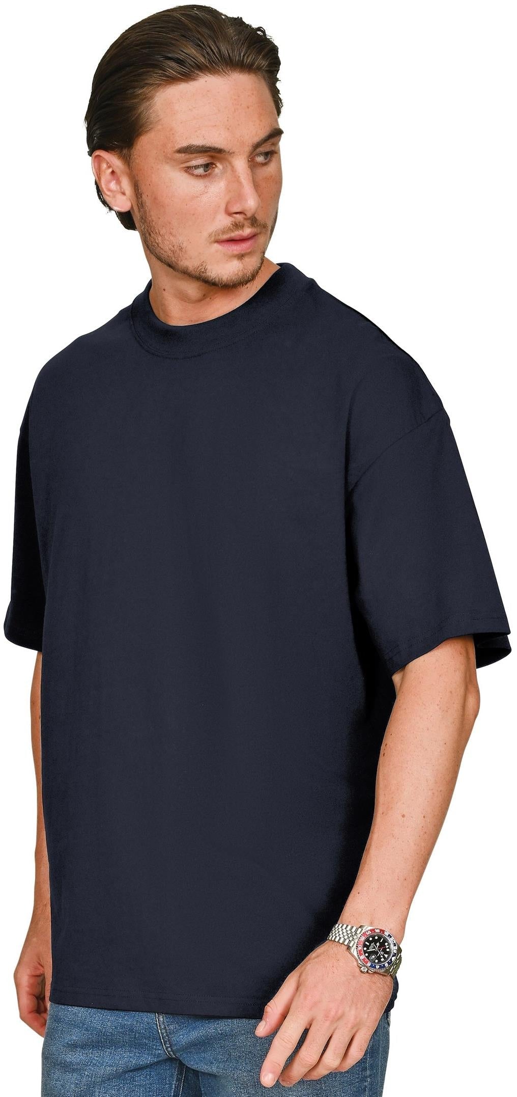 Casual Ringspun Combed 220 Oversize Extended Neck T