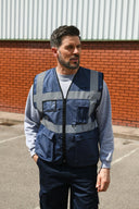 Korntex# High Vis Executive Multifunction Safety Vest
