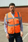 Korntex# High Vis Executive Multifunction Safety Vest