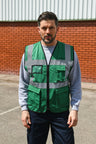 Korntex# High Vis Executive Multifunction Safety Vest