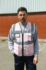 Korntex# High Vis Executive Multifunction Safety Vest
