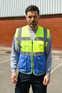 Korntex# High Vis Executive Multifunction Safety Vest