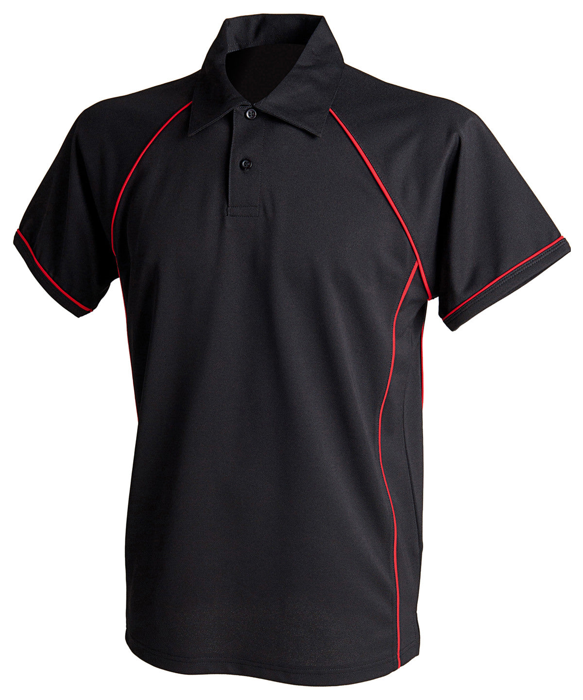 Piped performance polo