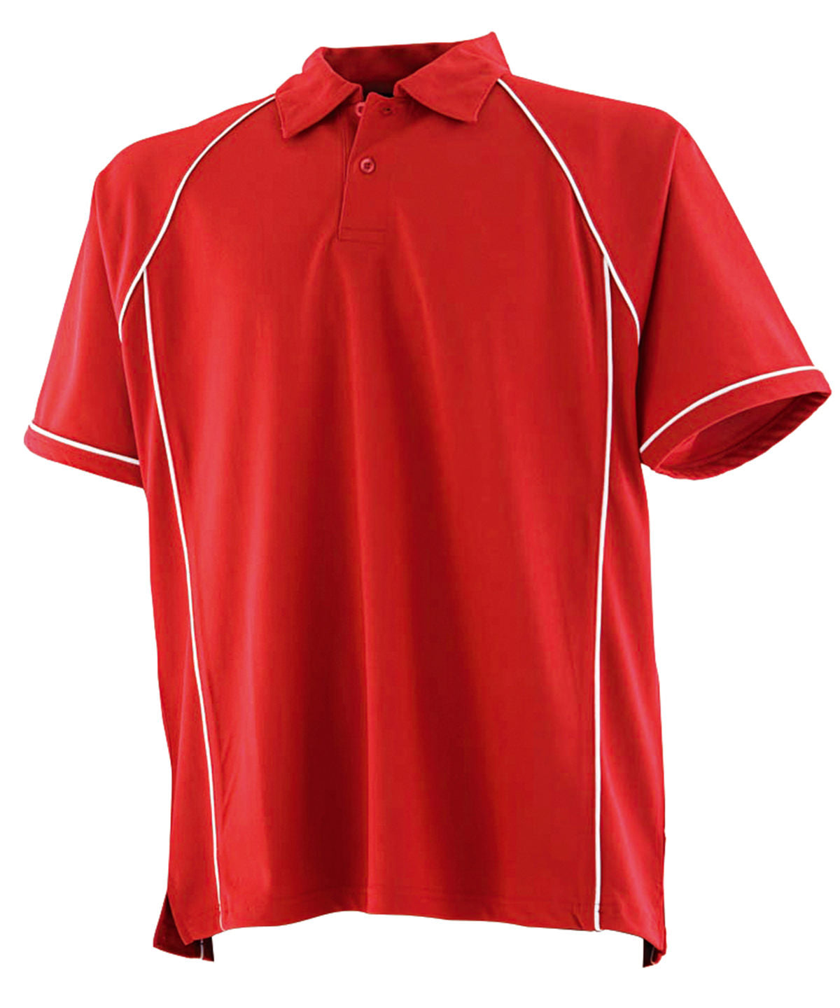 Piped performance polo