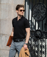 Harvard v-neck – stretch deluxe polo