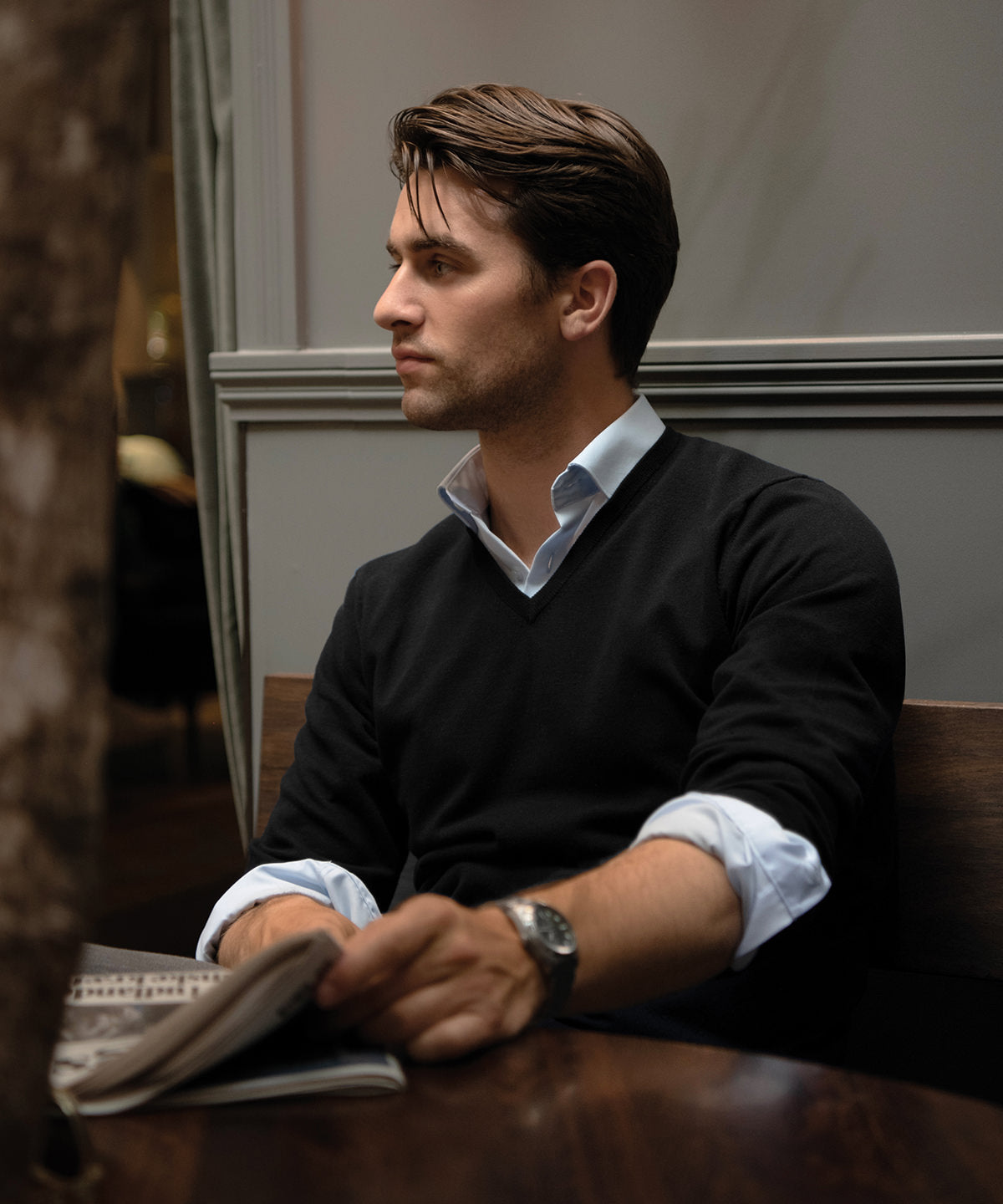 Brighton – elegant v-neck knit