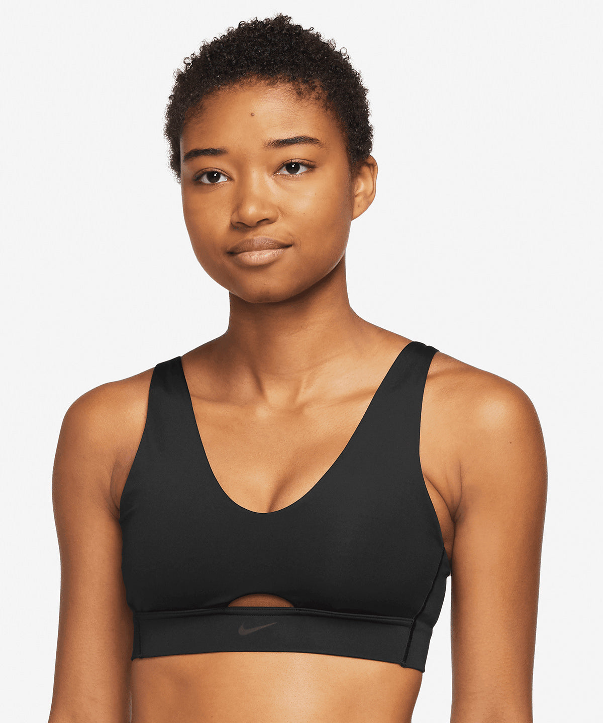 Women’s Nike Dri-FIT indy plunge cutout bra