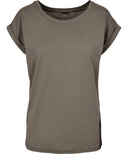 Women’s regular extended shoulder tee