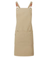 Clip ‘n’ Clasp cross-back bib apron