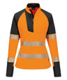 Women’s PW3 Hi-vis ¼-zip sweatshirt (T173)