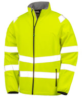 Recycled 2-layer printable safety softshell