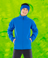 Men's recycled 2-layer printable softshell jacket