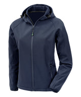 Women’s recycled 3-layer printable hooded softshell