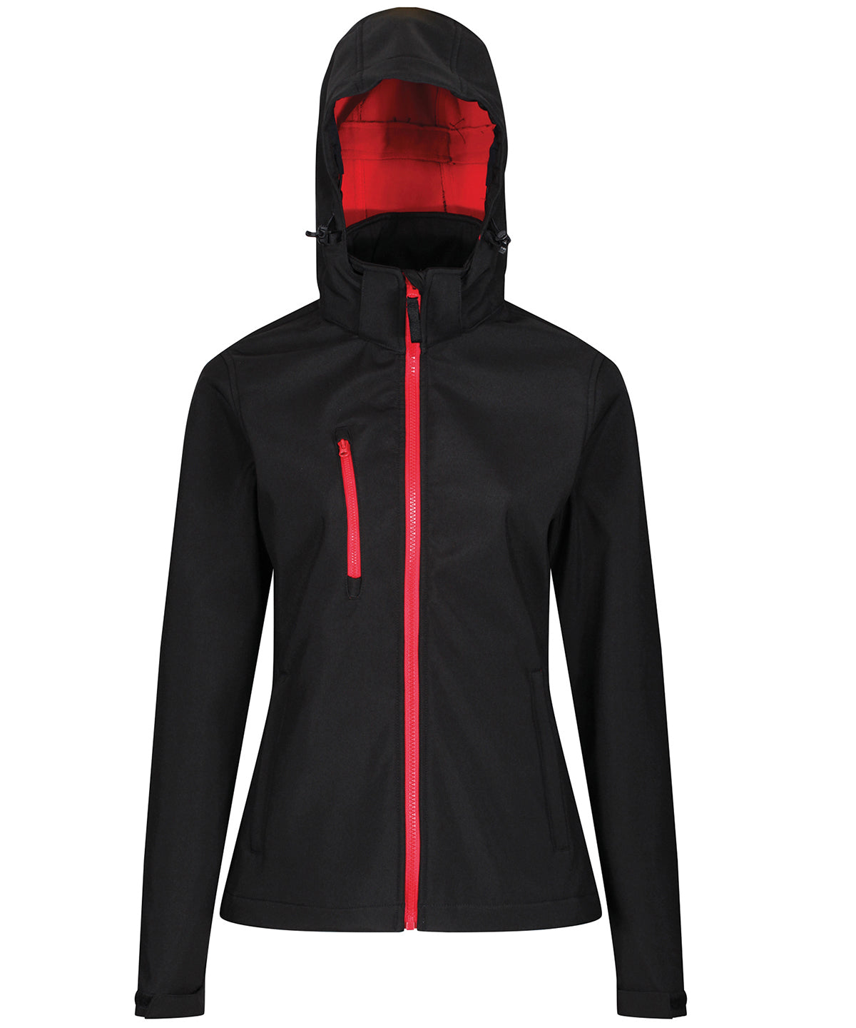 Women's venturer 3-layer hooded softshell jacket