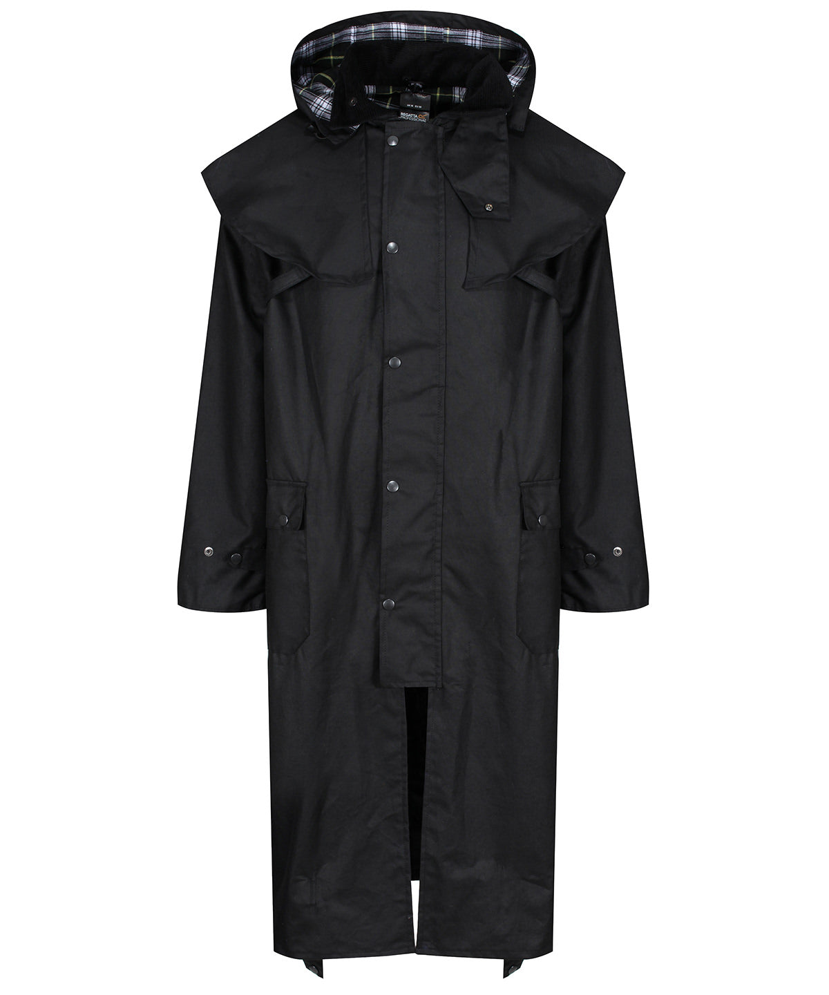 Cranbrook caped wax riding jacket