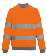 Hi-vis Pro contrast crew neck sweatshirt
