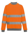 Hi-vis Pro contrast crew neck sweatshirt