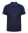 Contrast wicking polo