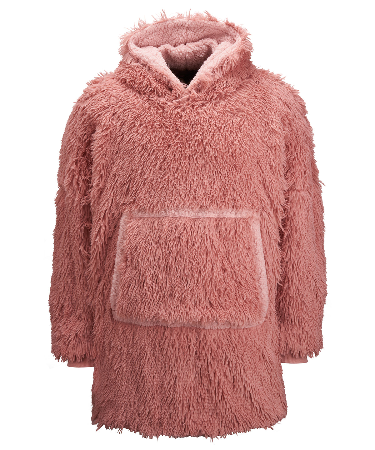 The Ribbon oversized cosy reversible shaggy sherpa hoodie