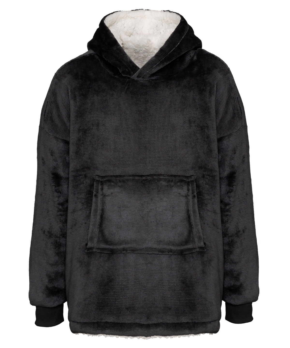 The Kids Ribbon oversized cosy reversible sherpa hoodie