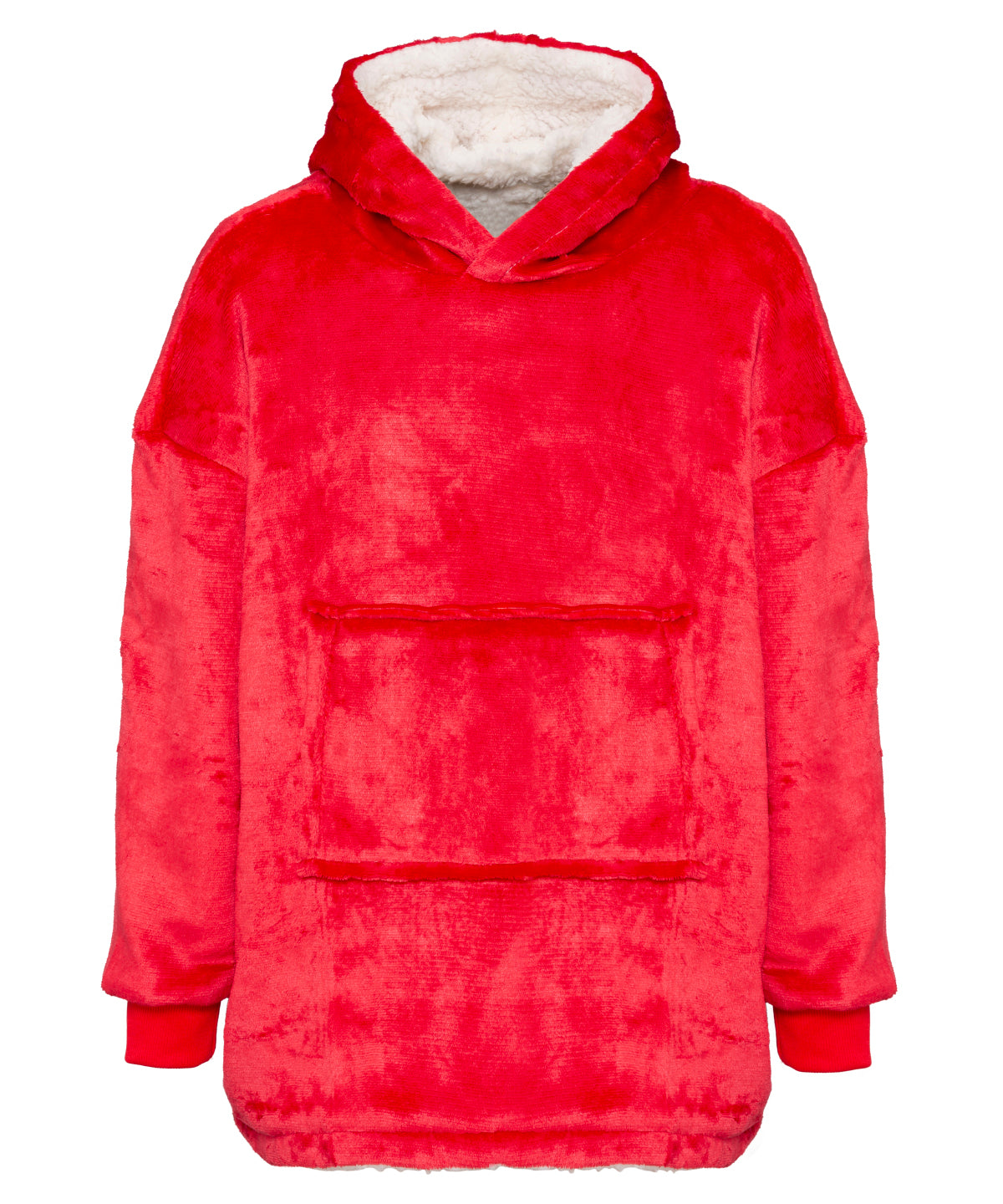 The Kids Ribbon oversized cosy reversible sherpa hoodie